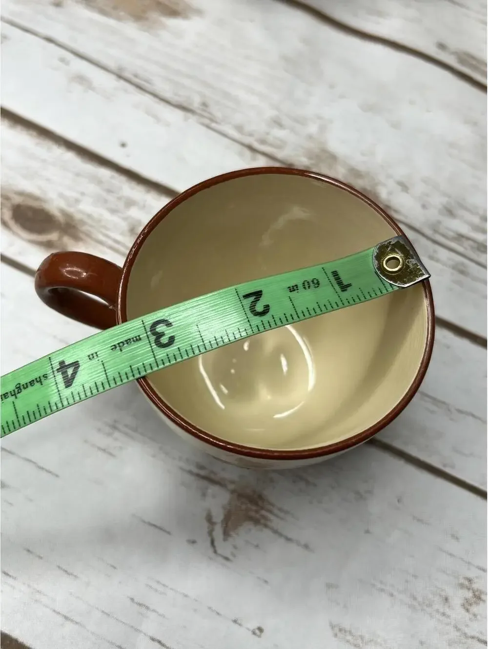 Vintage Hand-Painted Ceramic Devon Ware Cup‎ Set